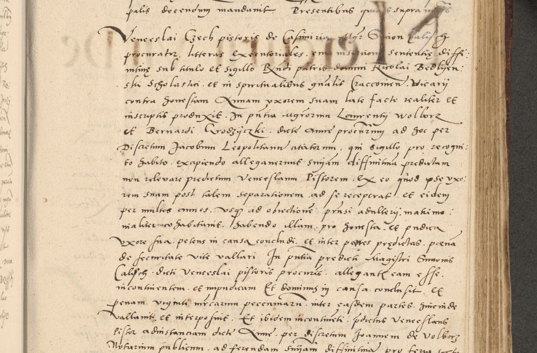 Zdjęcie nr 222 dla obiektu archiwalnego: Acta actorum causarum, sentenciarum et obligationum coram reverendo patre domino Paulo Crassowski Warscheviensi et Omnium Sanctorum preposito, canonico et officiali in spiritualibus generali Cracoviensi ad annum Domini millesimum quingentesimum quadragesimum primum, cuius indicio est quatuor decima, pontificatu (sic!) sanctissimi in Christo patris et domini nostri domini Pauli divina providencia pape tercii,, anno septimo, a die ac mense infrascriptis feliciter continuantur