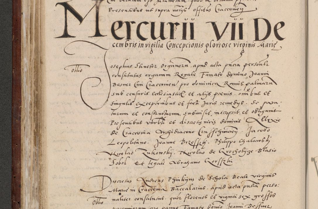 Zdjęcie nr 223 dla obiektu archiwalnego: Acta actorum causarum, sentenciarum et obligationum coram reverendo patre domino Paulo Crassowski Warscheviensi et Omnium Sanctorum preposito, canonico et officiali in spiritualibus generali Cracoviensi ad annum Domini millesimum quingentesimum quadragesimum primum, cuius indicio est quatuor decima, pontificatu (sic!) sanctissimi in Christo patris et domini nostri domini Pauli divina providencia pape tercii,, anno septimo, a die ac mense infrascriptis feliciter continuantur
