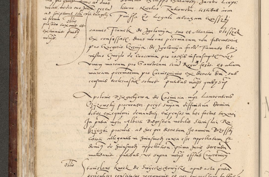 Zdjęcie nr 213 dla obiektu archiwalnego: Acta actorum causarum, sentenciarum et obligationum coram reverendo patre domino Paulo Crassowski Warscheviensi et Omnium Sanctorum preposito, canonico et officiali in spiritualibus generali Cracoviensi ad annum Domini millesimum quingentesimum quadragesimum primum, cuius indicio est quatuor decima, pontificatu (sic!) sanctissimi in Christo patris et domini nostri domini Pauli divina providencia pape tercii,, anno septimo, a die ac mense infrascriptis feliciter continuantur