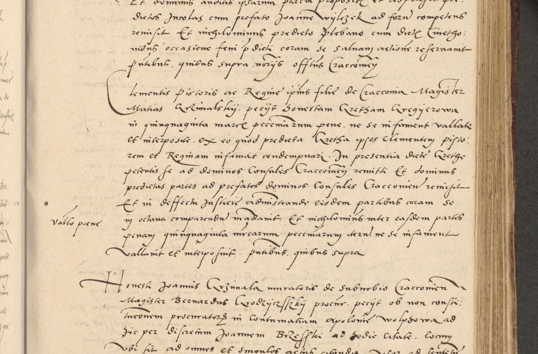 Zdjęcie nr 210 dla obiektu archiwalnego: Acta actorum causarum, sentenciarum et obligationum coram reverendo patre domino Paulo Crassowski Warscheviensi et Omnium Sanctorum preposito, canonico et officiali in spiritualibus generali Cracoviensi ad annum Domini millesimum quingentesimum quadragesimum primum, cuius indicio est quatuor decima, pontificatu (sic!) sanctissimi in Christo patris et domini nostri domini Pauli divina providencia pape tercii,, anno septimo, a die ac mense infrascriptis feliciter continuantur