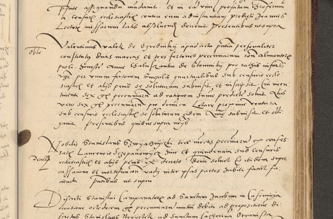 Zdjęcie nr 406 dla obiektu archiwalnego: Acta actorum causarum, sentenciarum et obligationum coram reverendo patre domino Paulo Crassowski Warscheviensi et Omnium Sanctorum preposito, canonico et officiali in spiritualibus generali Cracoviensi ad annum Domini millesimum quingentesimum quadragesimum primum, cuius indicio est quatuor decima, pontificatu (sic!) sanctissimi in Christo patris et domini nostri domini Pauli divina providencia pape tercii,, anno septimo, a die ac mense infrascriptis feliciter continuantur