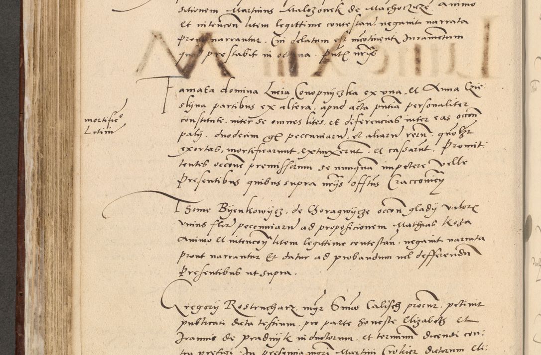 Zdjęcie nr 405 dla obiektu archiwalnego: Acta actorum causarum, sentenciarum et obligationum coram reverendo patre domino Paulo Crassowski Warscheviensi et Omnium Sanctorum preposito, canonico et officiali in spiritualibus generali Cracoviensi ad annum Domini millesimum quingentesimum quadragesimum primum, cuius indicio est quatuor decima, pontificatu (sic!) sanctissimi in Christo patris et domini nostri domini Pauli divina providencia pape tercii,, anno septimo, a die ac mense infrascriptis feliciter continuantur