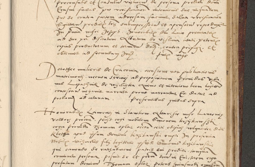 Zdjęcie nr 598 dla obiektu archiwalnego: Acta actorum causarum, sentenciarum et obligationum coram reverendo patre domino Paulo Crassowski Warscheviensi et Omnium Sanctorum preposito, canonico et officiali in spiritualibus generali Cracoviensi ad annum Domini millesimum quingentesimum quadragesimum primum, cuius indicio est quatuor decima, pontificatu (sic!) sanctissimi in Christo patris et domini nostri domini Pauli divina providencia pape tercii,, anno septimo, a die ac mense infrascriptis feliciter continuantur