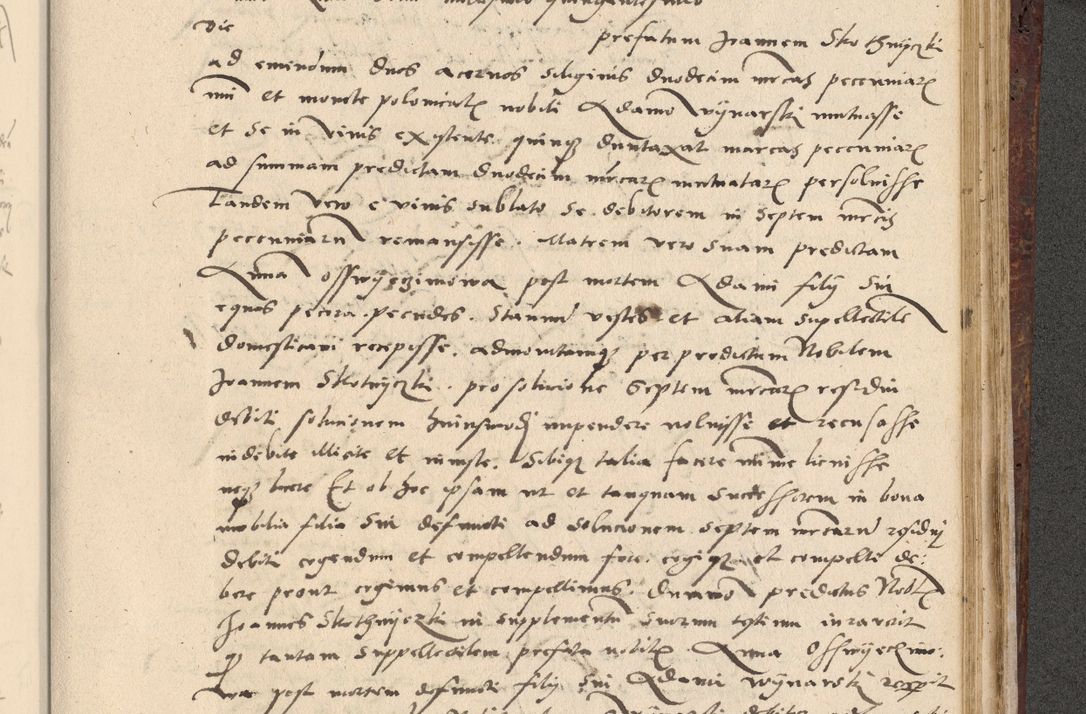 Zdjęcie nr 584 dla obiektu archiwalnego: Acta actorum causarum, sentenciarum et obligationum coram reverendo patre domino Paulo Crassowski Warscheviensi et Omnium Sanctorum preposito, canonico et officiali in spiritualibus generali Cracoviensi ad annum Domini millesimum quingentesimum quadragesimum primum, cuius indicio est quatuor decima, pontificatu (sic!) sanctissimi in Christo patris et domini nostri domini Pauli divina providencia pape tercii,, anno septimo, a die ac mense infrascriptis feliciter continuantur