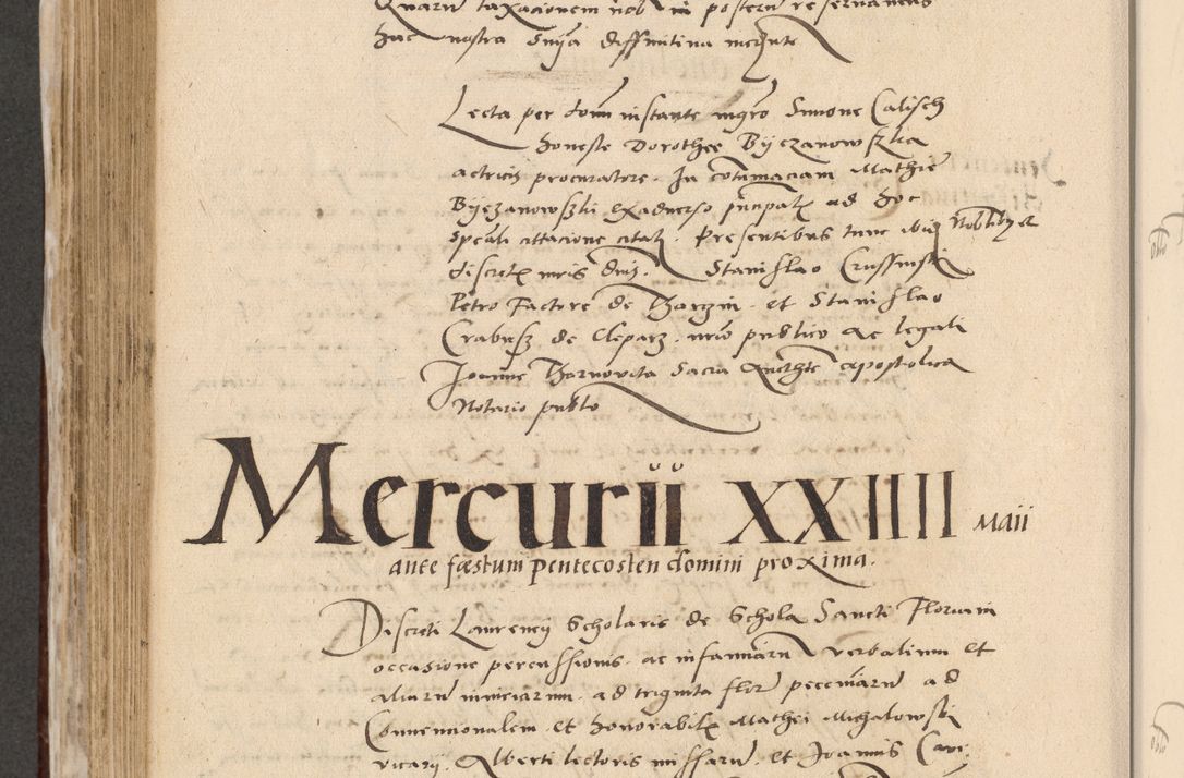 Zdjęcie nr 581 dla obiektu archiwalnego: Acta actorum causarum, sentenciarum et obligationum coram reverendo patre domino Paulo Crassowski Warscheviensi et Omnium Sanctorum preposito, canonico et officiali in spiritualibus generali Cracoviensi ad annum Domini millesimum quingentesimum quadragesimum primum, cuius indicio est quatuor decima, pontificatu (sic!) sanctissimi in Christo patris et domini nostri domini Pauli divina providencia pape tercii,, anno septimo, a die ac mense infrascriptis feliciter continuantur