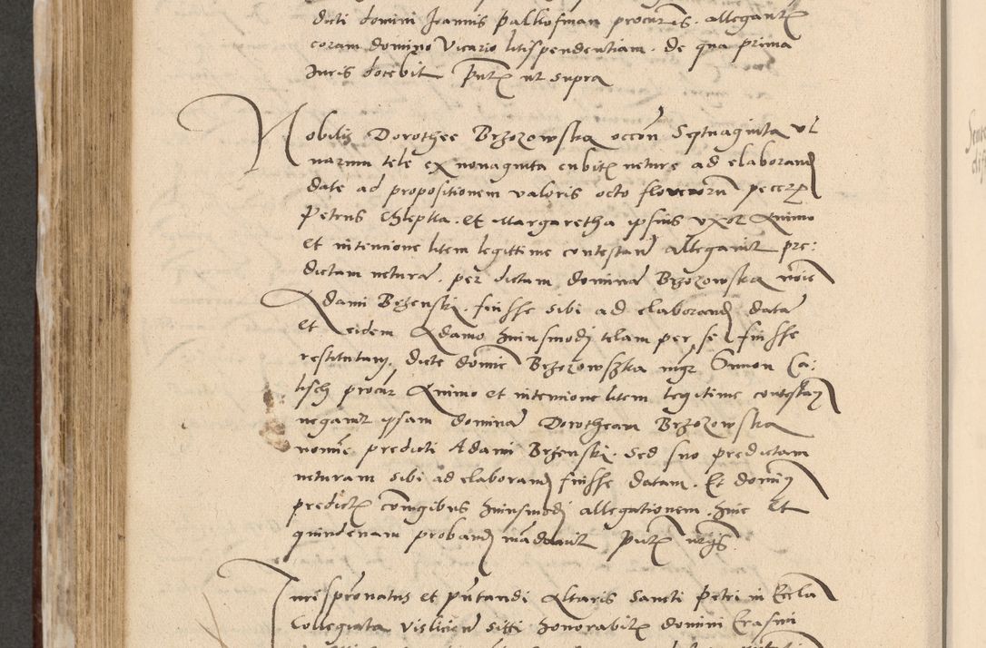 Zdjęcie nr 579 dla obiektu archiwalnego: Acta actorum causarum, sentenciarum et obligationum coram reverendo patre domino Paulo Crassowski Warscheviensi et Omnium Sanctorum preposito, canonico et officiali in spiritualibus generali Cracoviensi ad annum Domini millesimum quingentesimum quadragesimum primum, cuius indicio est quatuor decima, pontificatu (sic!) sanctissimi in Christo patris et domini nostri domini Pauli divina providencia pape tercii,, anno septimo, a die ac mense infrascriptis feliciter continuantur