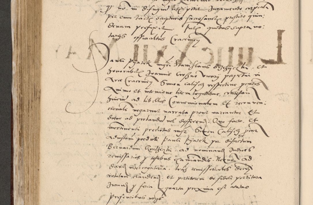 Zdjęcie nr 577 dla obiektu archiwalnego: Acta actorum causarum, sentenciarum et obligationum coram reverendo patre domino Paulo Crassowski Warscheviensi et Omnium Sanctorum preposito, canonico et officiali in spiritualibus generali Cracoviensi ad annum Domini millesimum quingentesimum quadragesimum primum, cuius indicio est quatuor decima, pontificatu (sic!) sanctissimi in Christo patris et domini nostri domini Pauli divina providencia pape tercii,, anno septimo, a die ac mense infrascriptis feliciter continuantur