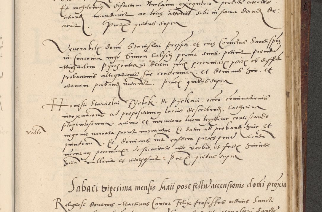 Zdjęcie nr 574 dla obiektu archiwalnego: Acta actorum causarum, sentenciarum et obligationum coram reverendo patre domino Paulo Crassowski Warscheviensi et Omnium Sanctorum preposito, canonico et officiali in spiritualibus generali Cracoviensi ad annum Domini millesimum quingentesimum quadragesimum primum, cuius indicio est quatuor decima, pontificatu (sic!) sanctissimi in Christo patris et domini nostri domini Pauli divina providencia pape tercii,, anno septimo, a die ac mense infrascriptis feliciter continuantur