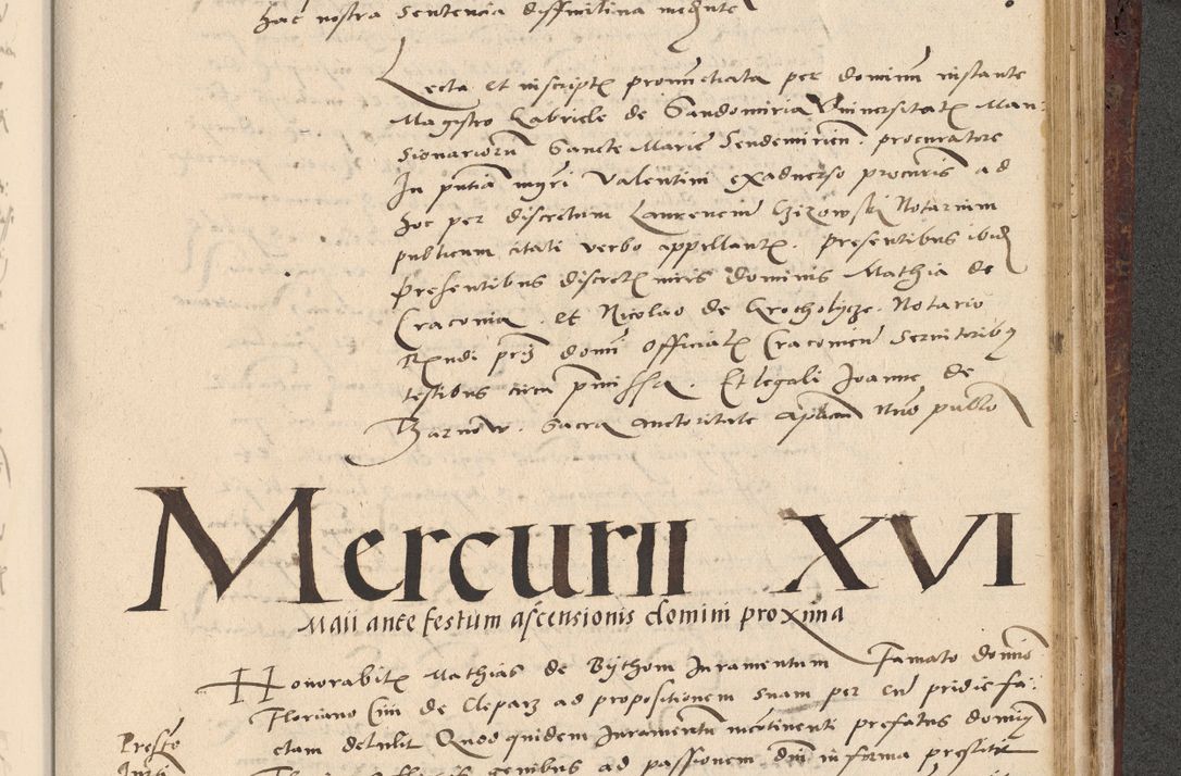 Zdjęcie nr 568 dla obiektu archiwalnego: Acta actorum causarum, sentenciarum et obligationum coram reverendo patre domino Paulo Crassowski Warscheviensi et Omnium Sanctorum preposito, canonico et officiali in spiritualibus generali Cracoviensi ad annum Domini millesimum quingentesimum quadragesimum primum, cuius indicio est quatuor decima, pontificatu (sic!) sanctissimi in Christo patris et domini nostri domini Pauli divina providencia pape tercii,, anno septimo, a die ac mense infrascriptis feliciter continuantur