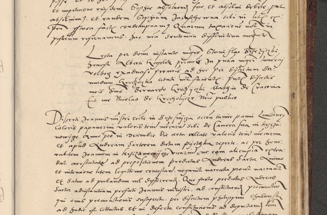 Zdjęcie nr 564 dla obiektu archiwalnego: Acta actorum causarum, sentenciarum et obligationum coram reverendo patre domino Paulo Crassowski Warscheviensi et Omnium Sanctorum preposito, canonico et officiali in spiritualibus generali Cracoviensi ad annum Domini millesimum quingentesimum quadragesimum primum, cuius indicio est quatuor decima, pontificatu (sic!) sanctissimi in Christo patris et domini nostri domini Pauli divina providencia pape tercii,, anno septimo, a die ac mense infrascriptis feliciter continuantur