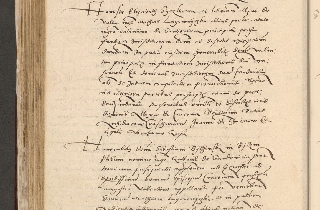 Zdjęcie nr 561 dla obiektu archiwalnego: Acta actorum causarum, sentenciarum et obligationum coram reverendo patre domino Paulo Crassowski Warscheviensi et Omnium Sanctorum preposito, canonico et officiali in spiritualibus generali Cracoviensi ad annum Domini millesimum quingentesimum quadragesimum primum, cuius indicio est quatuor decima, pontificatu (sic!) sanctissimi in Christo patris et domini nostri domini Pauli divina providencia pape tercii,, anno septimo, a die ac mense infrascriptis feliciter continuantur