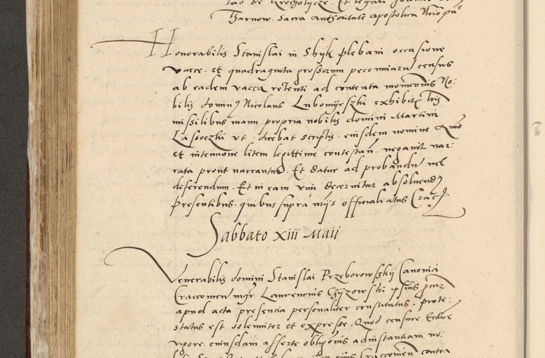 Zdjęcie nr 559 dla obiektu archiwalnego: Acta actorum causarum, sentenciarum et obligationum coram reverendo patre domino Paulo Crassowski Warscheviensi et Omnium Sanctorum preposito, canonico et officiali in spiritualibus generali Cracoviensi ad annum Domini millesimum quingentesimum quadragesimum primum, cuius indicio est quatuor decima, pontificatu (sic!) sanctissimi in Christo patris et domini nostri domini Pauli divina providencia pape tercii,, anno septimo, a die ac mense infrascriptis feliciter continuantur