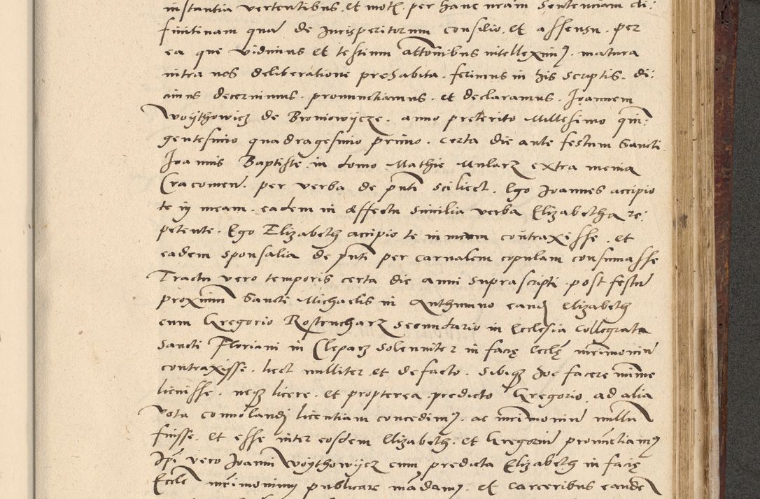 Zdjęcie nr 558 dla obiektu archiwalnego: Acta actorum causarum, sentenciarum et obligationum coram reverendo patre domino Paulo Crassowski Warscheviensi et Omnium Sanctorum preposito, canonico et officiali in spiritualibus generali Cracoviensi ad annum Domini millesimum quingentesimum quadragesimum primum, cuius indicio est quatuor decima, pontificatu (sic!) sanctissimi in Christo patris et domini nostri domini Pauli divina providencia pape tercii,, anno septimo, a die ac mense infrascriptis feliciter continuantur