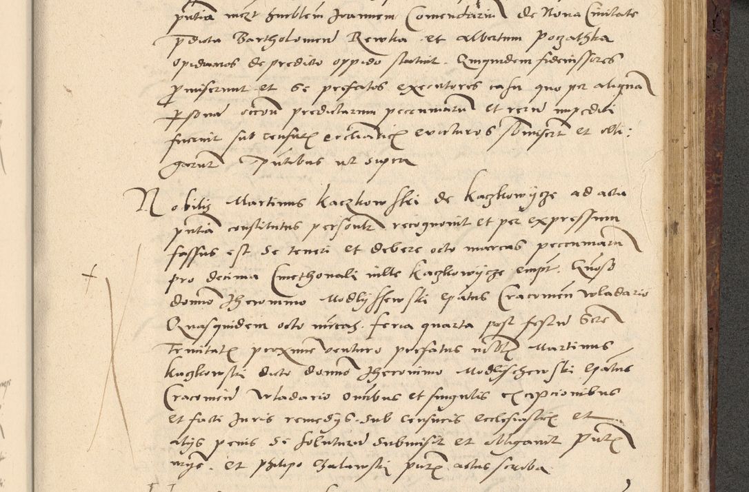 Zdjęcie nr 556 dla obiektu archiwalnego: Acta actorum causarum, sentenciarum et obligationum coram reverendo patre domino Paulo Crassowski Warscheviensi et Omnium Sanctorum preposito, canonico et officiali in spiritualibus generali Cracoviensi ad annum Domini millesimum quingentesimum quadragesimum primum, cuius indicio est quatuor decima, pontificatu (sic!) sanctissimi in Christo patris et domini nostri domini Pauli divina providencia pape tercii,, anno septimo, a die ac mense infrascriptis feliciter continuantur