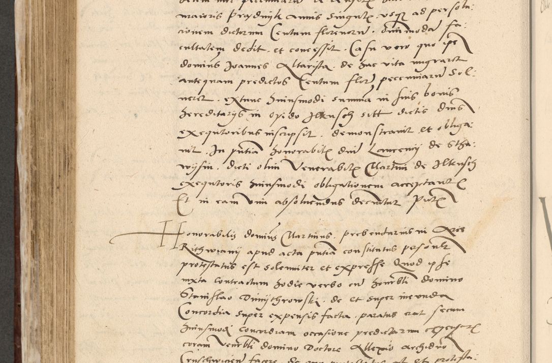 Zdjęcie nr 549 dla obiektu archiwalnego: Acta actorum causarum, sentenciarum et obligationum coram reverendo patre domino Paulo Crassowski Warscheviensi et Omnium Sanctorum preposito, canonico et officiali in spiritualibus generali Cracoviensi ad annum Domini millesimum quingentesimum quadragesimum primum, cuius indicio est quatuor decima, pontificatu (sic!) sanctissimi in Christo patris et domini nostri domini Pauli divina providencia pape tercii,, anno septimo, a die ac mense infrascriptis feliciter continuantur