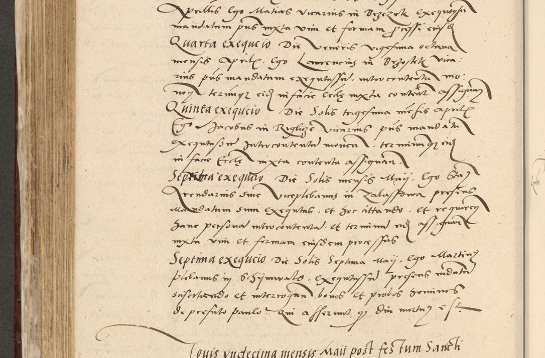 Zdjęcie nr 547 dla obiektu archiwalnego: Acta actorum causarum, sentenciarum et obligationum coram reverendo patre domino Paulo Crassowski Warscheviensi et Omnium Sanctorum preposito, canonico et officiali in spiritualibus generali Cracoviensi ad annum Domini millesimum quingentesimum quadragesimum primum, cuius indicio est quatuor decima, pontificatu (sic!) sanctissimi in Christo patris et domini nostri domini Pauli divina providencia pape tercii,, anno septimo, a die ac mense infrascriptis feliciter continuantur