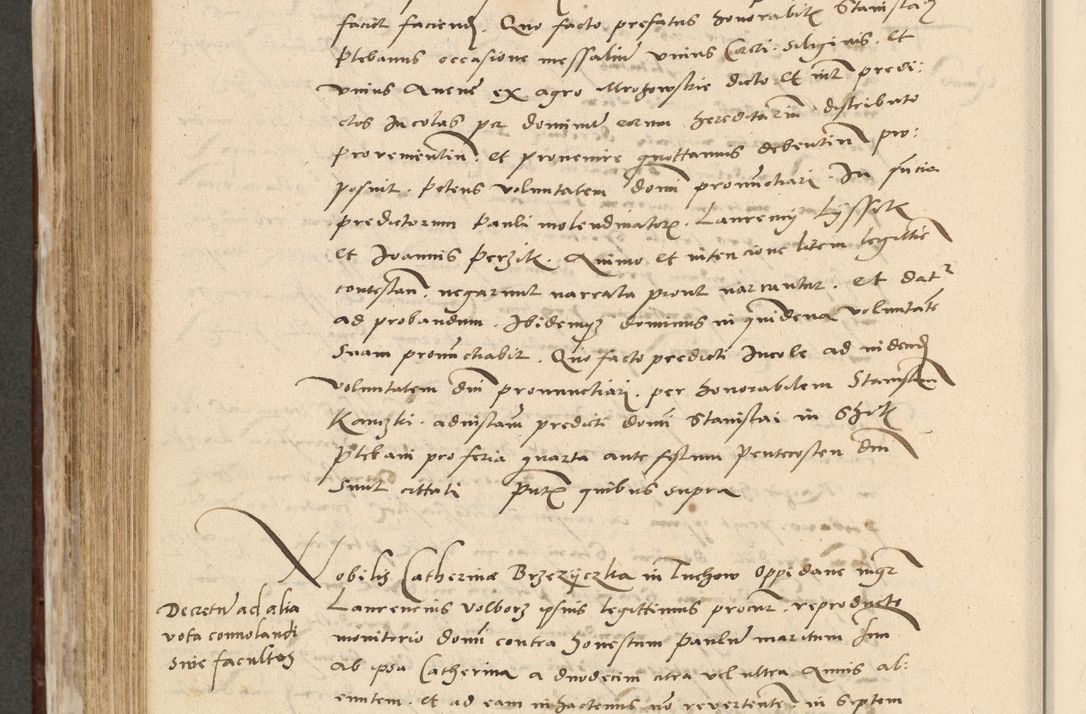 Zdjęcie nr 543 dla obiektu archiwalnego: Acta actorum causarum, sentenciarum et obligationum coram reverendo patre domino Paulo Crassowski Warscheviensi et Omnium Sanctorum preposito, canonico et officiali in spiritualibus generali Cracoviensi ad annum Domini millesimum quingentesimum quadragesimum primum, cuius indicio est quatuor decima, pontificatu (sic!) sanctissimi in Christo patris et domini nostri domini Pauli divina providencia pape tercii,, anno septimo, a die ac mense infrascriptis feliciter continuantur