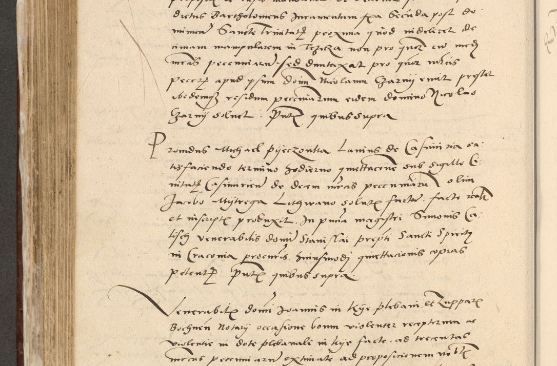 Zdjęcie nr 541 dla obiektu archiwalnego: Acta actorum causarum, sentenciarum et obligationum coram reverendo patre domino Paulo Crassowski Warscheviensi et Omnium Sanctorum preposito, canonico et officiali in spiritualibus generali Cracoviensi ad annum Domini millesimum quingentesimum quadragesimum primum, cuius indicio est quatuor decima, pontificatu (sic!) sanctissimi in Christo patris et domini nostri domini Pauli divina providencia pape tercii,, anno septimo, a die ac mense infrascriptis feliciter continuantur