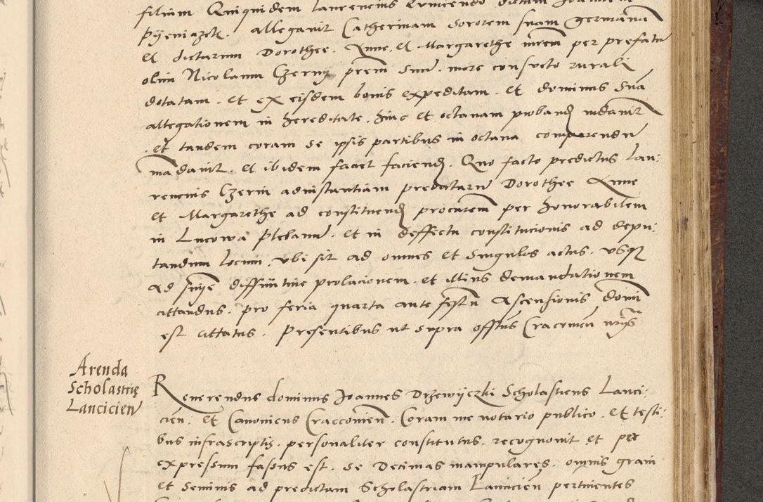 Zdjęcie nr 538 dla obiektu archiwalnego: Acta actorum causarum, sentenciarum et obligationum coram reverendo patre domino Paulo Crassowski Warscheviensi et Omnium Sanctorum preposito, canonico et officiali in spiritualibus generali Cracoviensi ad annum Domini millesimum quingentesimum quadragesimum primum, cuius indicio est quatuor decima, pontificatu (sic!) sanctissimi in Christo patris et domini nostri domini Pauli divina providencia pape tercii,, anno septimo, a die ac mense infrascriptis feliciter continuantur