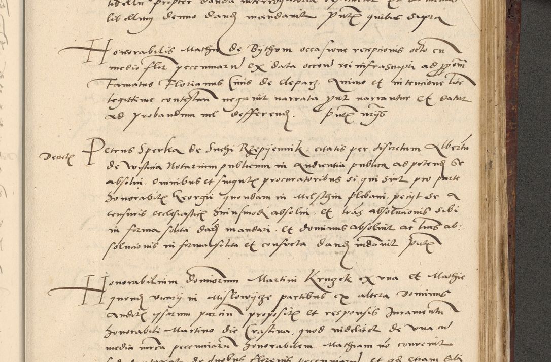 Zdjęcie nr 536 dla obiektu archiwalnego: Acta actorum causarum, sentenciarum et obligationum coram reverendo patre domino Paulo Crassowski Warscheviensi et Omnium Sanctorum preposito, canonico et officiali in spiritualibus generali Cracoviensi ad annum Domini millesimum quingentesimum quadragesimum primum, cuius indicio est quatuor decima, pontificatu (sic!) sanctissimi in Christo patris et domini nostri domini Pauli divina providencia pape tercii,, anno septimo, a die ac mense infrascriptis feliciter continuantur