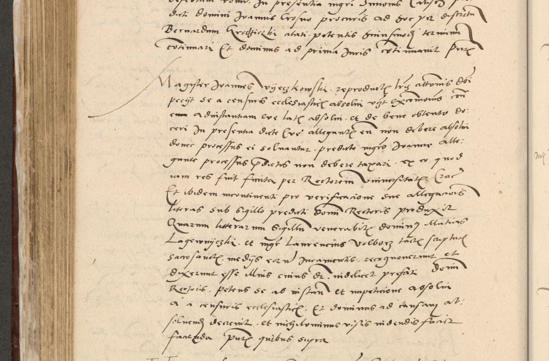Zdjęcie nr 535 dla obiektu archiwalnego: Acta actorum causarum, sentenciarum et obligationum coram reverendo patre domino Paulo Crassowski Warscheviensi et Omnium Sanctorum preposito, canonico et officiali in spiritualibus generali Cracoviensi ad annum Domini millesimum quingentesimum quadragesimum primum, cuius indicio est quatuor decima, pontificatu (sic!) sanctissimi in Christo patris et domini nostri domini Pauli divina providencia pape tercii,, anno septimo, a die ac mense infrascriptis feliciter continuantur