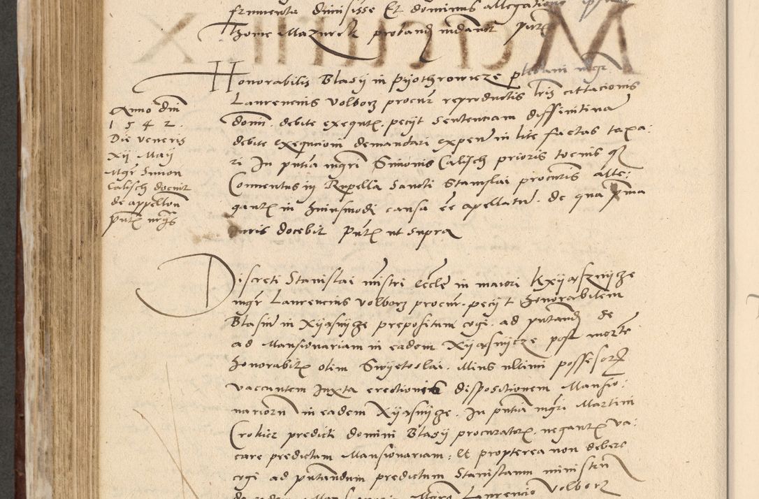 Zdjęcie nr 533 dla obiektu archiwalnego: Acta actorum causarum, sentenciarum et obligationum coram reverendo patre domino Paulo Crassowski Warscheviensi et Omnium Sanctorum preposito, canonico et officiali in spiritualibus generali Cracoviensi ad annum Domini millesimum quingentesimum quadragesimum primum, cuius indicio est quatuor decima, pontificatu (sic!) sanctissimi in Christo patris et domini nostri domini Pauli divina providencia pape tercii,, anno septimo, a die ac mense infrascriptis feliciter continuantur