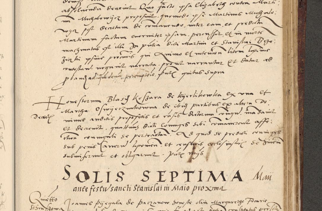 Zdjęcie nr 530 dla obiektu archiwalnego: Acta actorum causarum, sentenciarum et obligationum coram reverendo patre domino Paulo Crassowski Warscheviensi et Omnium Sanctorum preposito, canonico et officiali in spiritualibus generali Cracoviensi ad annum Domini millesimum quingentesimum quadragesimum primum, cuius indicio est quatuor decima, pontificatu (sic!) sanctissimi in Christo patris et domini nostri domini Pauli divina providencia pape tercii,, anno septimo, a die ac mense infrascriptis feliciter continuantur