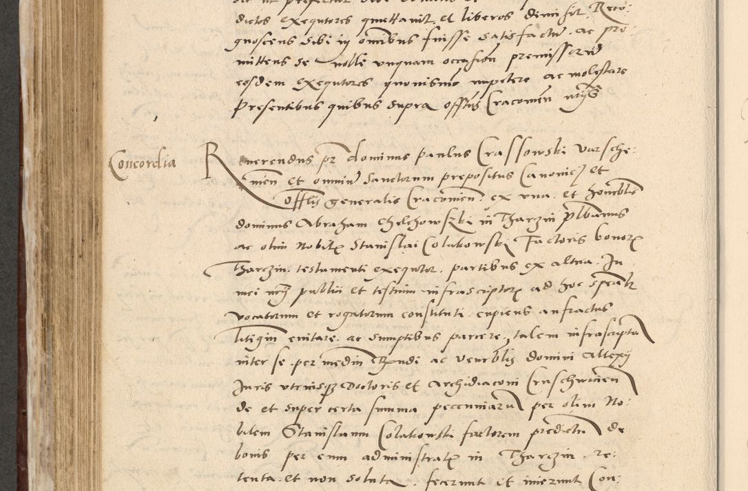 Zdjęcie nr 527 dla obiektu archiwalnego: Acta actorum causarum, sentenciarum et obligationum coram reverendo patre domino Paulo Crassowski Warscheviensi et Omnium Sanctorum preposito, canonico et officiali in spiritualibus generali Cracoviensi ad annum Domini millesimum quingentesimum quadragesimum primum, cuius indicio est quatuor decima, pontificatu (sic!) sanctissimi in Christo patris et domini nostri domini Pauli divina providencia pape tercii,, anno septimo, a die ac mense infrascriptis feliciter continuantur