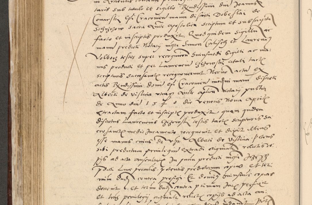 Zdjęcie nr 525 dla obiektu archiwalnego: Acta actorum causarum, sentenciarum et obligationum coram reverendo patre domino Paulo Crassowski Warscheviensi et Omnium Sanctorum preposito, canonico et officiali in spiritualibus generali Cracoviensi ad annum Domini millesimum quingentesimum quadragesimum primum, cuius indicio est quatuor decima, pontificatu (sic!) sanctissimi in Christo patris et domini nostri domini Pauli divina providencia pape tercii,, anno septimo, a die ac mense infrascriptis feliciter continuantur