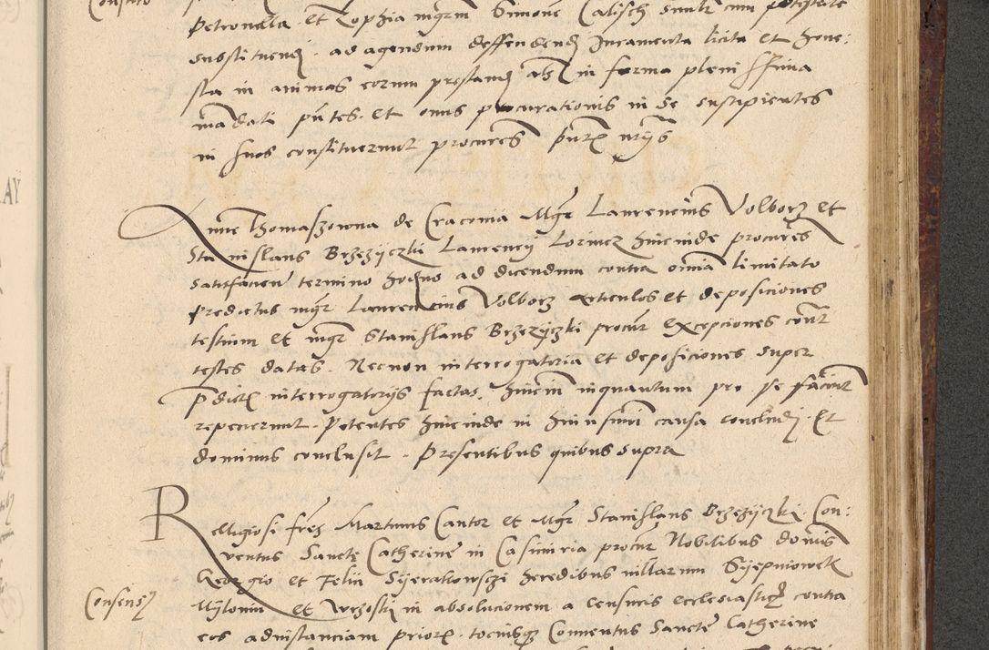 Zdjęcie nr 524 dla obiektu archiwalnego: Acta actorum causarum, sentenciarum et obligationum coram reverendo patre domino Paulo Crassowski Warscheviensi et Omnium Sanctorum preposito, canonico et officiali in spiritualibus generali Cracoviensi ad annum Domini millesimum quingentesimum quadragesimum primum, cuius indicio est quatuor decima, pontificatu (sic!) sanctissimi in Christo patris et domini nostri domini Pauli divina providencia pape tercii,, anno septimo, a die ac mense infrascriptis feliciter continuantur