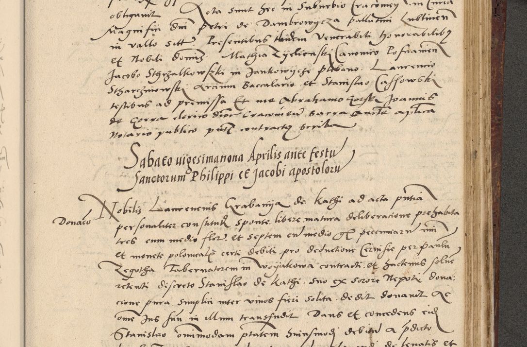 Zdjęcie nr 520 dla obiektu archiwalnego: Acta actorum causarum, sentenciarum et obligationum coram reverendo patre domino Paulo Crassowski Warscheviensi et Omnium Sanctorum preposito, canonico et officiali in spiritualibus generali Cracoviensi ad annum Domini millesimum quingentesimum quadragesimum primum, cuius indicio est quatuor decima, pontificatu (sic!) sanctissimi in Christo patris et domini nostri domini Pauli divina providencia pape tercii,, anno septimo, a die ac mense infrascriptis feliciter continuantur