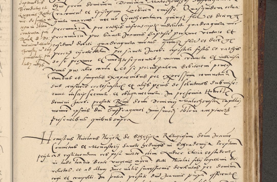 Zdjęcie nr 516 dla obiektu archiwalnego: Acta actorum causarum, sentenciarum et obligationum coram reverendo patre domino Paulo Crassowski Warscheviensi et Omnium Sanctorum preposito, canonico et officiali in spiritualibus generali Cracoviensi ad annum Domini millesimum quingentesimum quadragesimum primum, cuius indicio est quatuor decima, pontificatu (sic!) sanctissimi in Christo patris et domini nostri domini Pauli divina providencia pape tercii,, anno septimo, a die ac mense infrascriptis feliciter continuantur