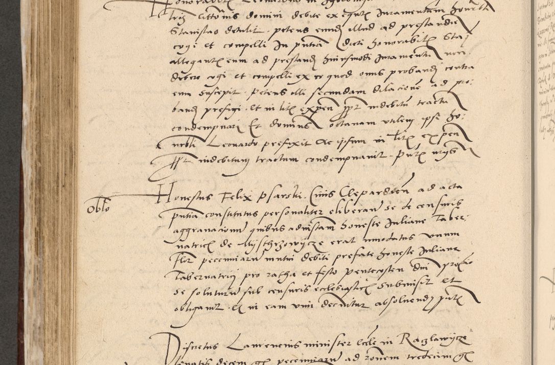 Zdjęcie nr 515 dla obiektu archiwalnego: Acta actorum causarum, sentenciarum et obligationum coram reverendo patre domino Paulo Crassowski Warscheviensi et Omnium Sanctorum preposito, canonico et officiali in spiritualibus generali Cracoviensi ad annum Domini millesimum quingentesimum quadragesimum primum, cuius indicio est quatuor decima, pontificatu (sic!) sanctissimi in Christo patris et domini nostri domini Pauli divina providencia pape tercii,, anno septimo, a die ac mense infrascriptis feliciter continuantur