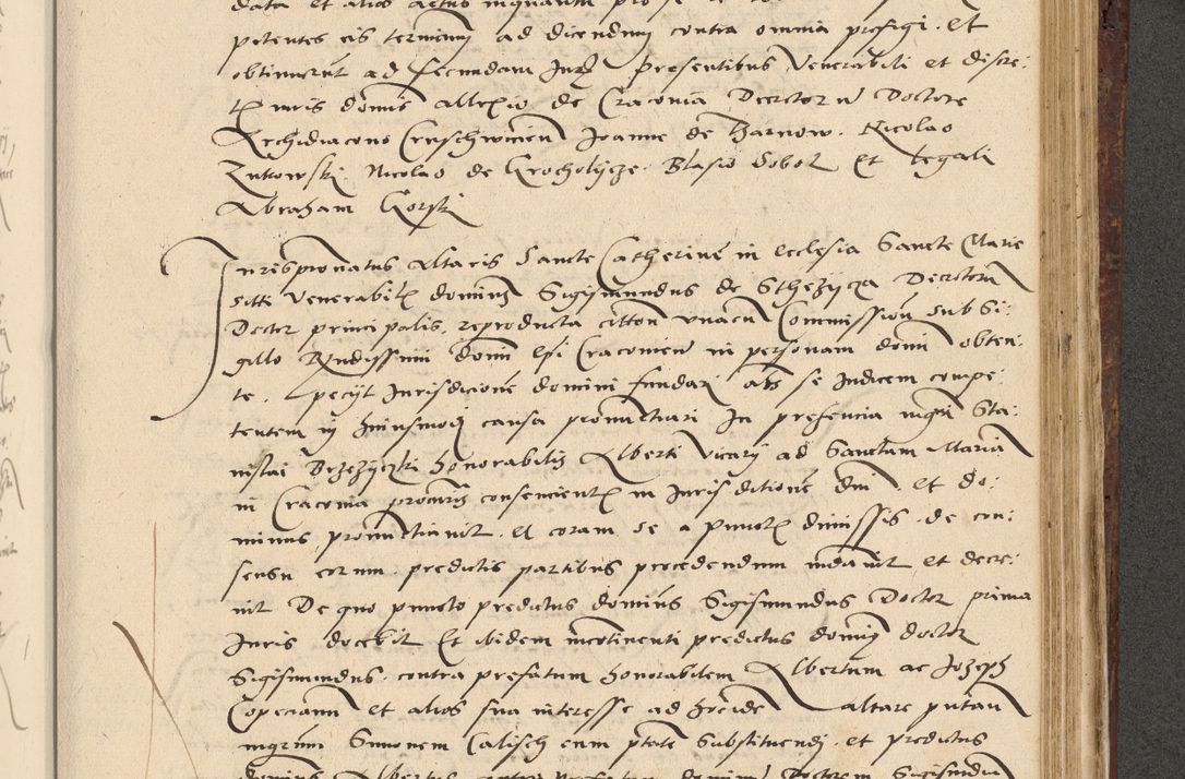 Zdjęcie nr 508 dla obiektu archiwalnego: Acta actorum causarum, sentenciarum et obligationum coram reverendo patre domino Paulo Crassowski Warscheviensi et Omnium Sanctorum preposito, canonico et officiali in spiritualibus generali Cracoviensi ad annum Domini millesimum quingentesimum quadragesimum primum, cuius indicio est quatuor decima, pontificatu (sic!) sanctissimi in Christo patris et domini nostri domini Pauli divina providencia pape tercii,, anno septimo, a die ac mense infrascriptis feliciter continuantur