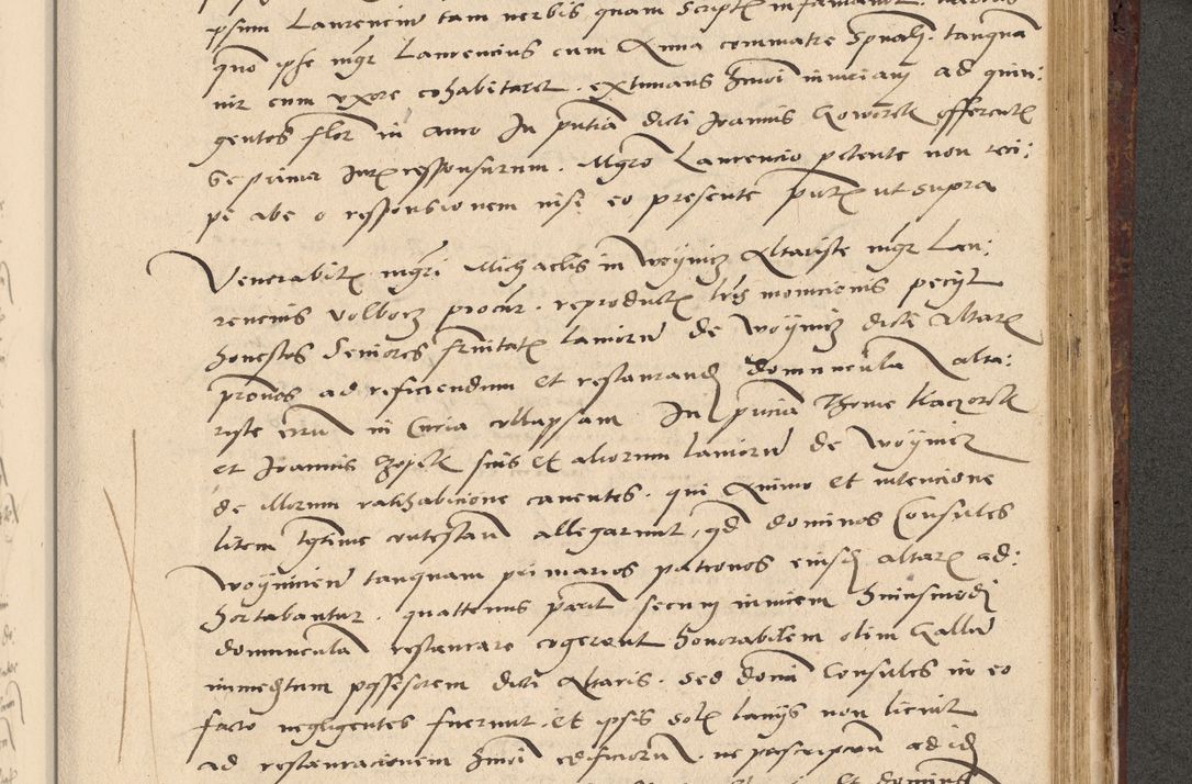 Zdjęcie nr 502 dla obiektu archiwalnego: Acta actorum causarum, sentenciarum et obligationum coram reverendo patre domino Paulo Crassowski Warscheviensi et Omnium Sanctorum preposito, canonico et officiali in spiritualibus generali Cracoviensi ad annum Domini millesimum quingentesimum quadragesimum primum, cuius indicio est quatuor decima, pontificatu (sic!) sanctissimi in Christo patris et domini nostri domini Pauli divina providencia pape tercii,, anno septimo, a die ac mense infrascriptis feliciter continuantur