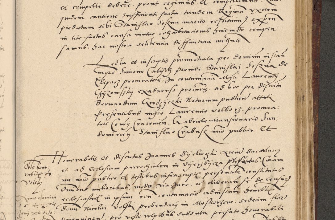 Zdjęcie nr 498 dla obiektu archiwalnego: Acta actorum causarum, sentenciarum et obligationum coram reverendo patre domino Paulo Crassowski Warscheviensi et Omnium Sanctorum preposito, canonico et officiali in spiritualibus generali Cracoviensi ad annum Domini millesimum quingentesimum quadragesimum primum, cuius indicio est quatuor decima, pontificatu (sic!) sanctissimi in Christo patris et domini nostri domini Pauli divina providencia pape tercii,, anno septimo, a die ac mense infrascriptis feliciter continuantur