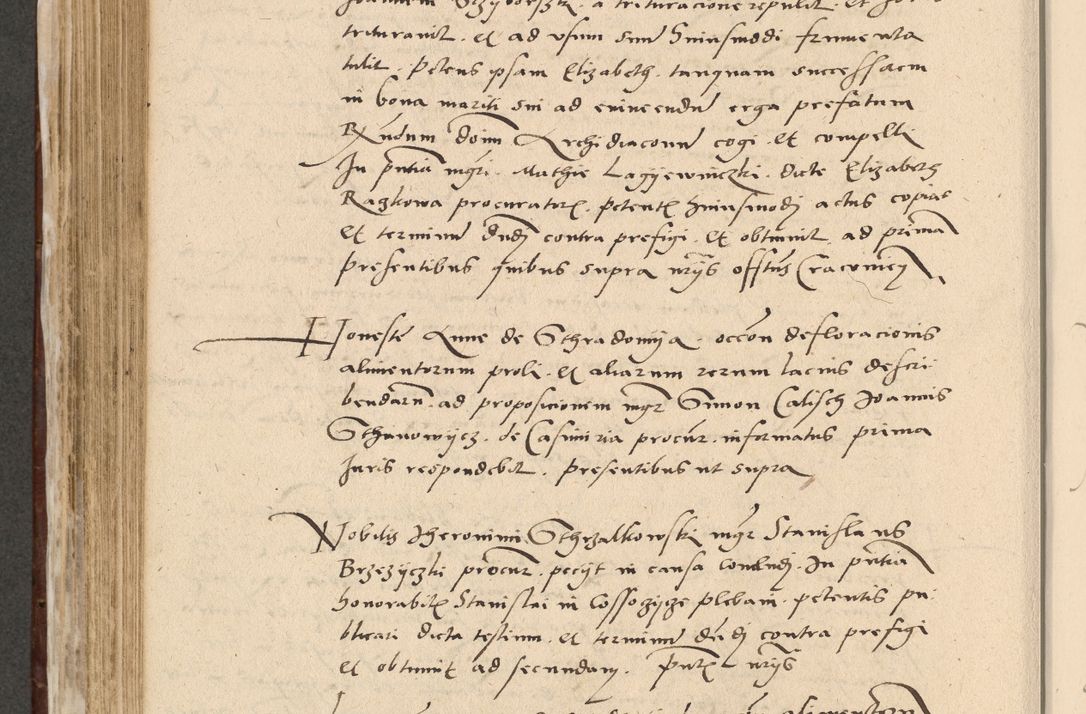 Zdjęcie nr 495 dla obiektu archiwalnego: Acta actorum causarum, sentenciarum et obligationum coram reverendo patre domino Paulo Crassowski Warscheviensi et Omnium Sanctorum preposito, canonico et officiali in spiritualibus generali Cracoviensi ad annum Domini millesimum quingentesimum quadragesimum primum, cuius indicio est quatuor decima, pontificatu (sic!) sanctissimi in Christo patris et domini nostri domini Pauli divina providencia pape tercii,, anno septimo, a die ac mense infrascriptis feliciter continuantur