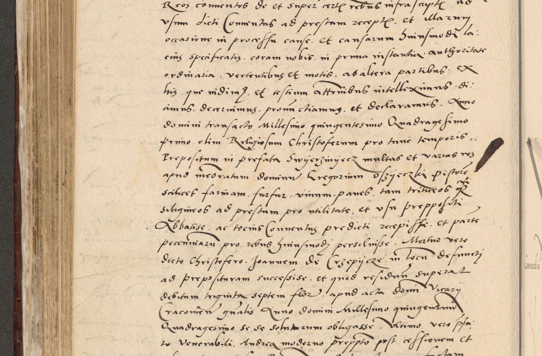 Zdjęcie nr 491 dla obiektu archiwalnego: Acta actorum causarum, sentenciarum et obligationum coram reverendo patre domino Paulo Crassowski Warscheviensi et Omnium Sanctorum preposito, canonico et officiali in spiritualibus generali Cracoviensi ad annum Domini millesimum quingentesimum quadragesimum primum, cuius indicio est quatuor decima, pontificatu (sic!) sanctissimi in Christo patris et domini nostri domini Pauli divina providencia pape tercii,, anno septimo, a die ac mense infrascriptis feliciter continuantur