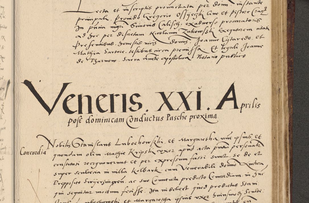 Zdjęcie nr 492 dla obiektu archiwalnego: Acta actorum causarum, sentenciarum et obligationum coram reverendo patre domino Paulo Crassowski Warscheviensi et Omnium Sanctorum preposito, canonico et officiali in spiritualibus generali Cracoviensi ad annum Domini millesimum quingentesimum quadragesimum primum, cuius indicio est quatuor decima, pontificatu (sic!) sanctissimi in Christo patris et domini nostri domini Pauli divina providencia pape tercii,, anno septimo, a die ac mense infrascriptis feliciter continuantur