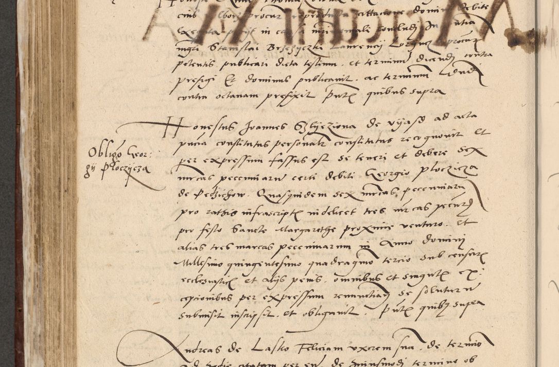 Zdjęcie nr 487 dla obiektu archiwalnego: Acta actorum causarum, sentenciarum et obligationum coram reverendo patre domino Paulo Crassowski Warscheviensi et Omnium Sanctorum preposito, canonico et officiali in spiritualibus generali Cracoviensi ad annum Domini millesimum quingentesimum quadragesimum primum, cuius indicio est quatuor decima, pontificatu (sic!) sanctissimi in Christo patris et domini nostri domini Pauli divina providencia pape tercii,, anno septimo, a die ac mense infrascriptis feliciter continuantur