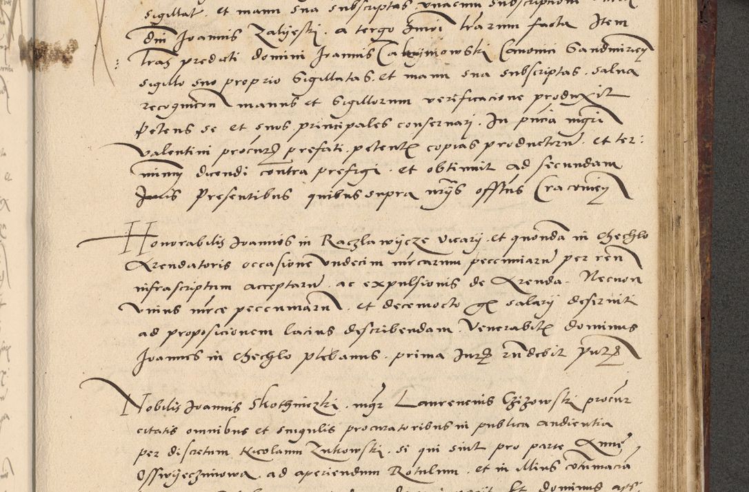 Zdjęcie nr 488 dla obiektu archiwalnego: Acta actorum causarum, sentenciarum et obligationum coram reverendo patre domino Paulo Crassowski Warscheviensi et Omnium Sanctorum preposito, canonico et officiali in spiritualibus generali Cracoviensi ad annum Domini millesimum quingentesimum quadragesimum primum, cuius indicio est quatuor decima, pontificatu (sic!) sanctissimi in Christo patris et domini nostri domini Pauli divina providencia pape tercii,, anno septimo, a die ac mense infrascriptis feliciter continuantur