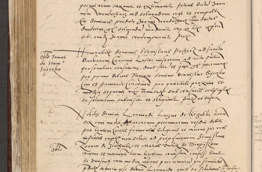 Zdjęcie nr 483 dla obiektu archiwalnego: Acta actorum causarum, sentenciarum et obligationum coram reverendo patre domino Paulo Crassowski Warscheviensi et Omnium Sanctorum preposito, canonico et officiali in spiritualibus generali Cracoviensi ad annum Domini millesimum quingentesimum quadragesimum primum, cuius indicio est quatuor decima, pontificatu (sic!) sanctissimi in Christo patris et domini nostri domini Pauli divina providencia pape tercii,, anno septimo, a die ac mense infrascriptis feliciter continuantur