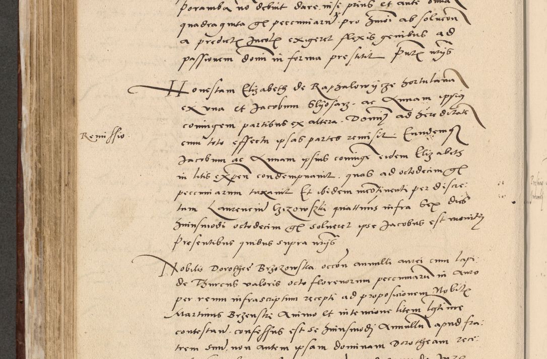 Zdjęcie nr 481 dla obiektu archiwalnego: Acta actorum causarum, sentenciarum et obligationum coram reverendo patre domino Paulo Crassowski Warscheviensi et Omnium Sanctorum preposito, canonico et officiali in spiritualibus generali Cracoviensi ad annum Domini millesimum quingentesimum quadragesimum primum, cuius indicio est quatuor decima, pontificatu (sic!) sanctissimi in Christo patris et domini nostri domini Pauli divina providencia pape tercii,, anno septimo, a die ac mense infrascriptis feliciter continuantur