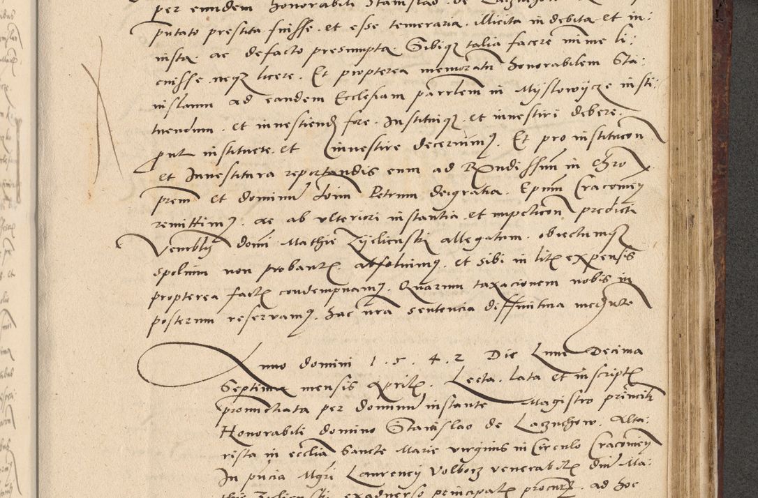 Zdjęcie nr 480 dla obiektu archiwalnego: Acta actorum causarum, sentenciarum et obligationum coram reverendo patre domino Paulo Crassowski Warscheviensi et Omnium Sanctorum preposito, canonico et officiali in spiritualibus generali Cracoviensi ad annum Domini millesimum quingentesimum quadragesimum primum, cuius indicio est quatuor decima, pontificatu (sic!) sanctissimi in Christo patris et domini nostri domini Pauli divina providencia pape tercii,, anno septimo, a die ac mense infrascriptis feliciter continuantur