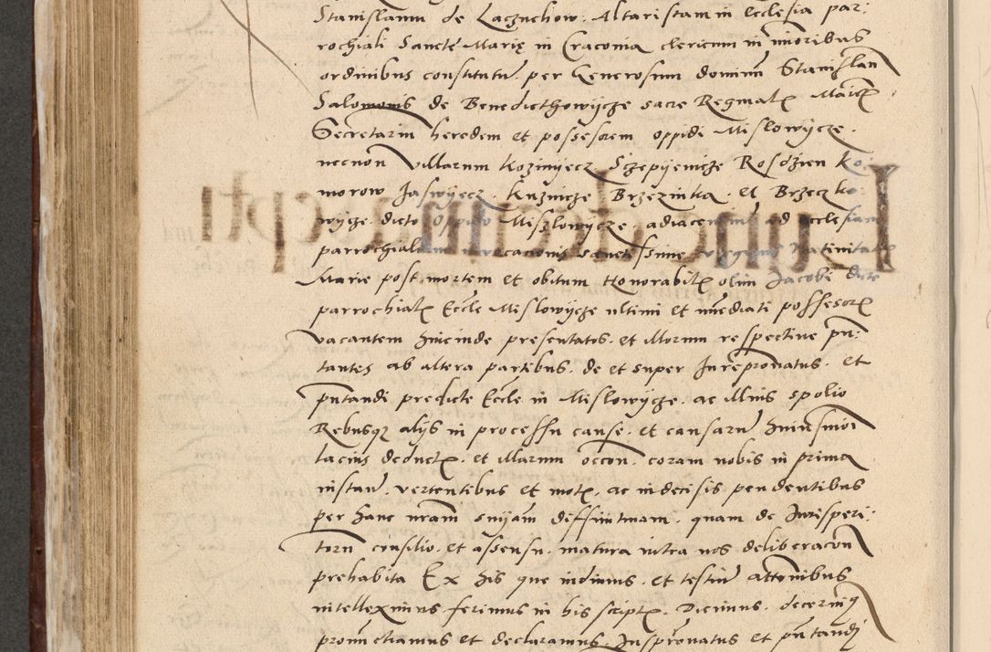 Zdjęcie nr 479 dla obiektu archiwalnego: Acta actorum causarum, sentenciarum et obligationum coram reverendo patre domino Paulo Crassowski Warscheviensi et Omnium Sanctorum preposito, canonico et officiali in spiritualibus generali Cracoviensi ad annum Domini millesimum quingentesimum quadragesimum primum, cuius indicio est quatuor decima, pontificatu (sic!) sanctissimi in Christo patris et domini nostri domini Pauli divina providencia pape tercii,, anno septimo, a die ac mense infrascriptis feliciter continuantur