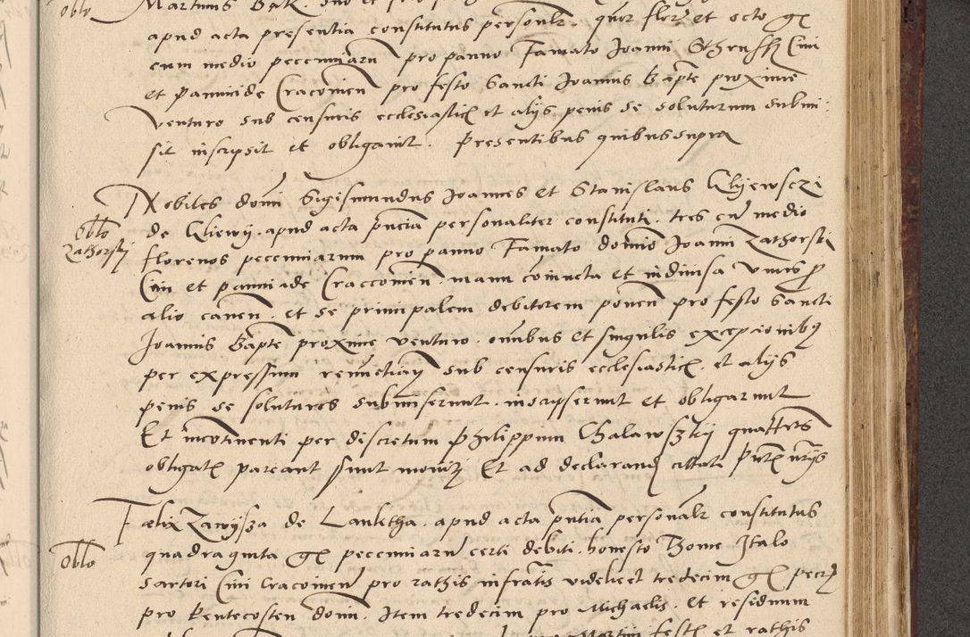 Zdjęcie nr 472 dla obiektu archiwalnego: Acta actorum causarum, sentenciarum et obligationum coram reverendo patre domino Paulo Crassowski Warscheviensi et Omnium Sanctorum preposito, canonico et officiali in spiritualibus generali Cracoviensi ad annum Domini millesimum quingentesimum quadragesimum primum, cuius indicio est quatuor decima, pontificatu (sic!) sanctissimi in Christo patris et domini nostri domini Pauli divina providencia pape tercii,, anno septimo, a die ac mense infrascriptis feliciter continuantur