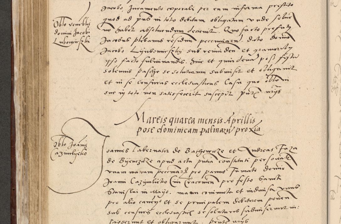 Zdjęcie nr 471 dla obiektu archiwalnego: Acta actorum causarum, sentenciarum et obligationum coram reverendo patre domino Paulo Crassowski Warscheviensi et Omnium Sanctorum preposito, canonico et officiali in spiritualibus generali Cracoviensi ad annum Domini millesimum quingentesimum quadragesimum primum, cuius indicio est quatuor decima, pontificatu (sic!) sanctissimi in Christo patris et domini nostri domini Pauli divina providencia pape tercii,, anno septimo, a die ac mense infrascriptis feliciter continuantur