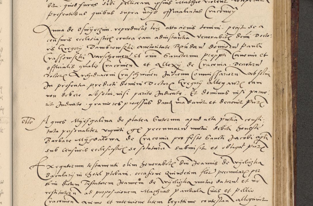 Zdjęcie nr 470 dla obiektu archiwalnego: Acta actorum causarum, sentenciarum et obligationum coram reverendo patre domino Paulo Crassowski Warscheviensi et Omnium Sanctorum preposito, canonico et officiali in spiritualibus generali Cracoviensi ad annum Domini millesimum quingentesimum quadragesimum primum, cuius indicio est quatuor decima, pontificatu (sic!) sanctissimi in Christo patris et domini nostri domini Pauli divina providencia pape tercii,, anno septimo, a die ac mense infrascriptis feliciter continuantur