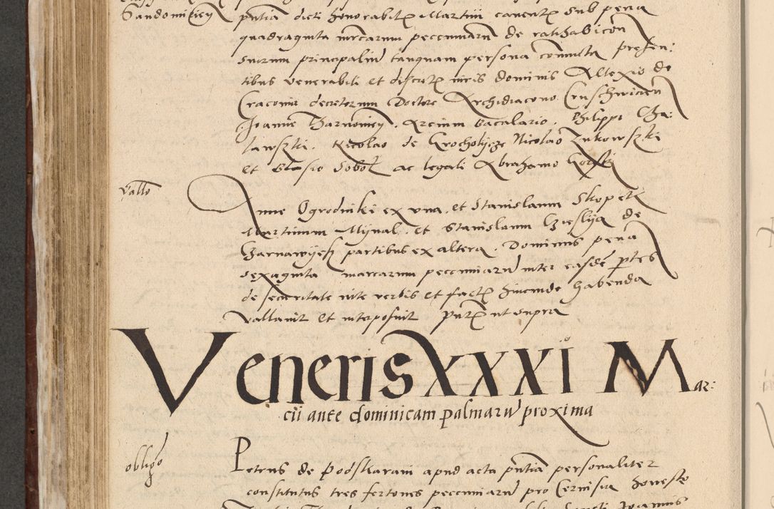 Zdjęcie nr 465 dla obiektu archiwalnego: Acta actorum causarum, sentenciarum et obligationum coram reverendo patre domino Paulo Crassowski Warscheviensi et Omnium Sanctorum preposito, canonico et officiali in spiritualibus generali Cracoviensi ad annum Domini millesimum quingentesimum quadragesimum primum, cuius indicio est quatuor decima, pontificatu (sic!) sanctissimi in Christo patris et domini nostri domini Pauli divina providencia pape tercii,, anno septimo, a die ac mense infrascriptis feliciter continuantur