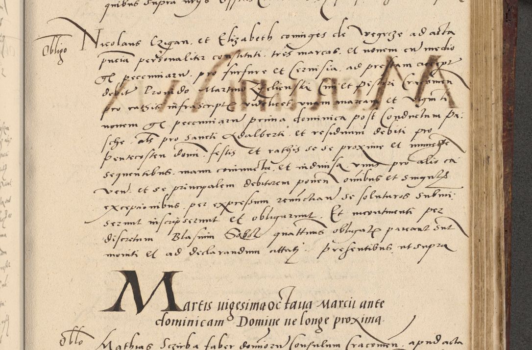 Zdjęcie nr 454 dla obiektu archiwalnego: Acta actorum causarum, sentenciarum et obligationum coram reverendo patre domino Paulo Crassowski Warscheviensi et Omnium Sanctorum preposito, canonico et officiali in spiritualibus generali Cracoviensi ad annum Domini millesimum quingentesimum quadragesimum primum, cuius indicio est quatuor decima, pontificatu (sic!) sanctissimi in Christo patris et domini nostri domini Pauli divina providencia pape tercii,, anno septimo, a die ac mense infrascriptis feliciter continuantur